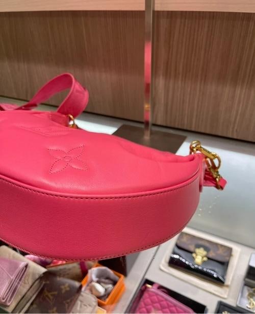 Louis Vuitton Bubblegram Over The Moon Shoulder Bag in Dragon Fruit - 13