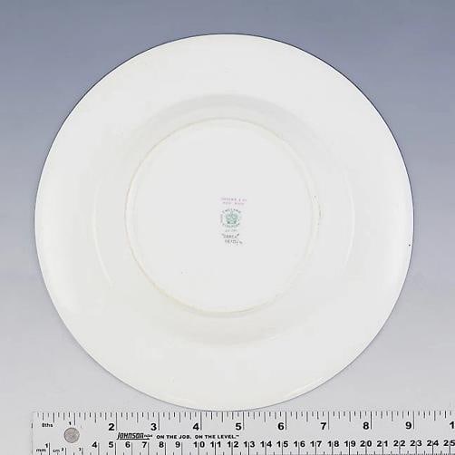 Set of 12 Fine Coalport for Tiffany Co Corea Pattern Plates 8 3/4" - 5
