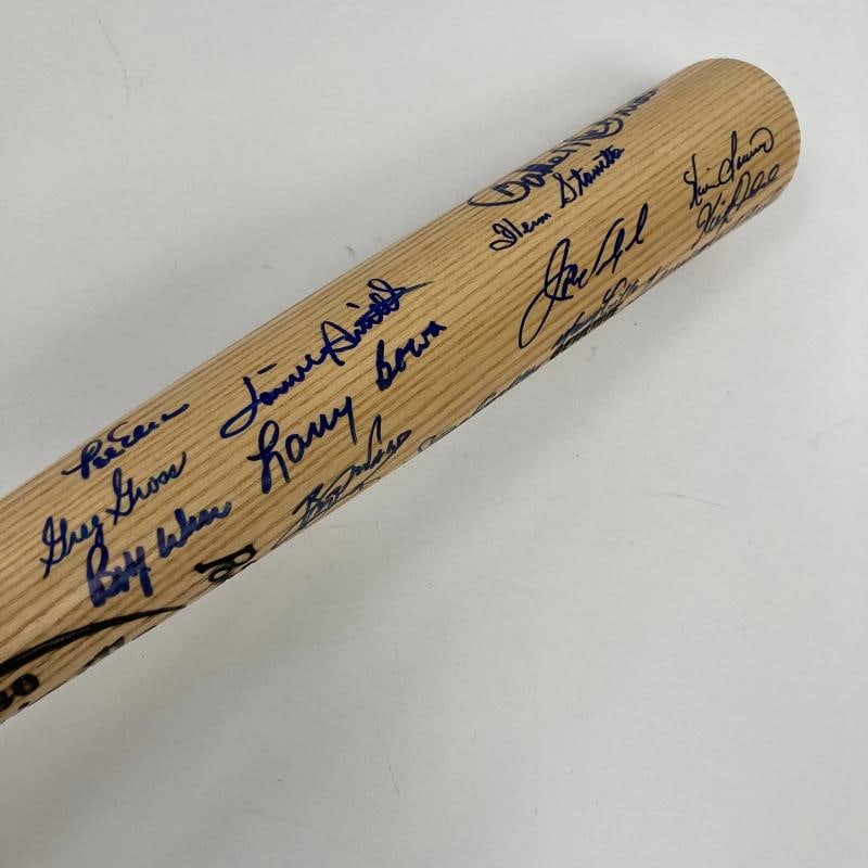 1980 Philadelphia Phillies World Series Champs Team Signed Bat 31 Sigs (PSA LOA) - 8