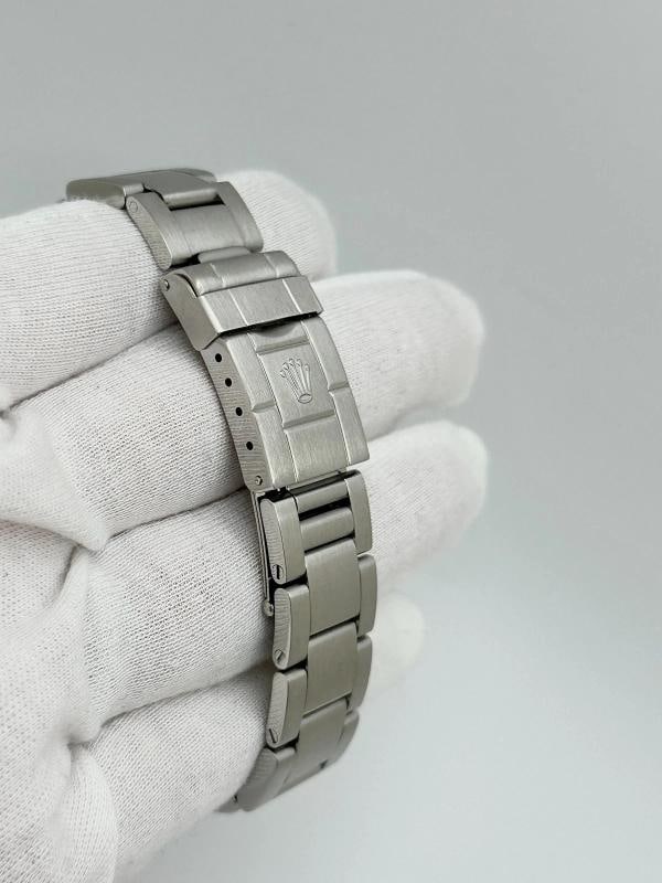 Rolex Explorer 114270 36mm Black Dial Stainless Steel Box Service Card - 7