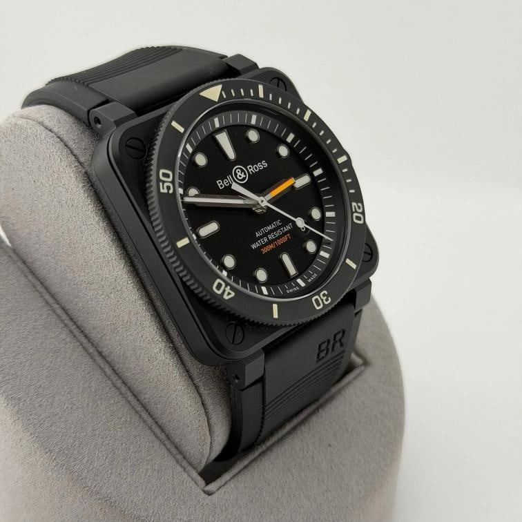 Bell & Ross BR 03-92 Diver 42mm Black Ceramic Black Dial Rubber Strap Box - 6