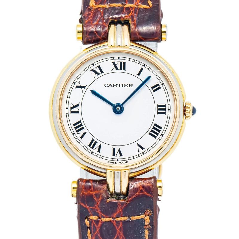 Cartier Vendome Trinity 18k Tri-color White Dial Quartz Women Watch 25mm - 2