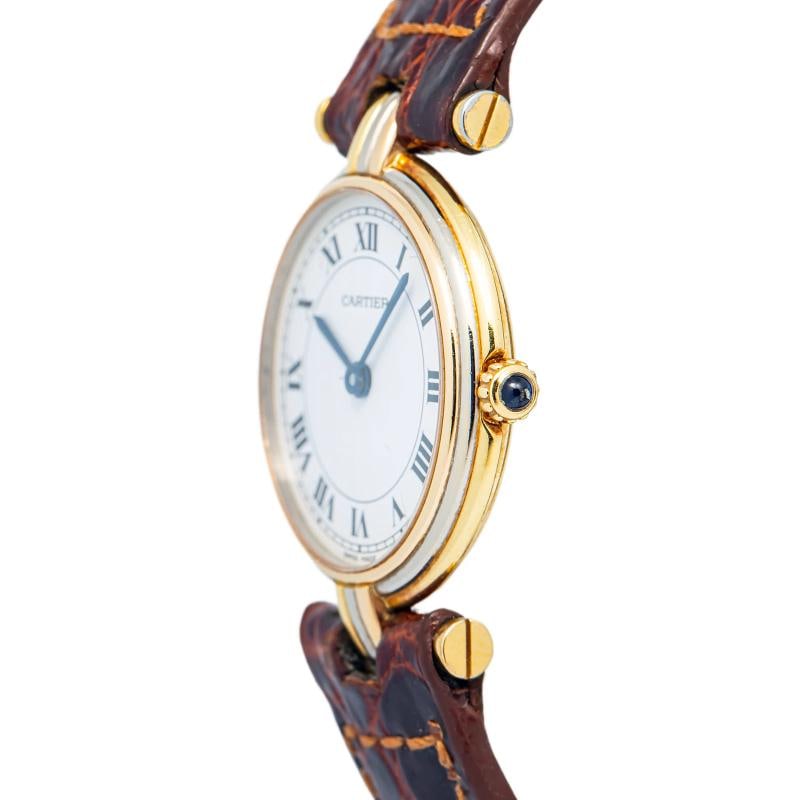 Cartier Vendome Trinity 18k Tri-color White Dial Quartz Women Watch 25mm - 3