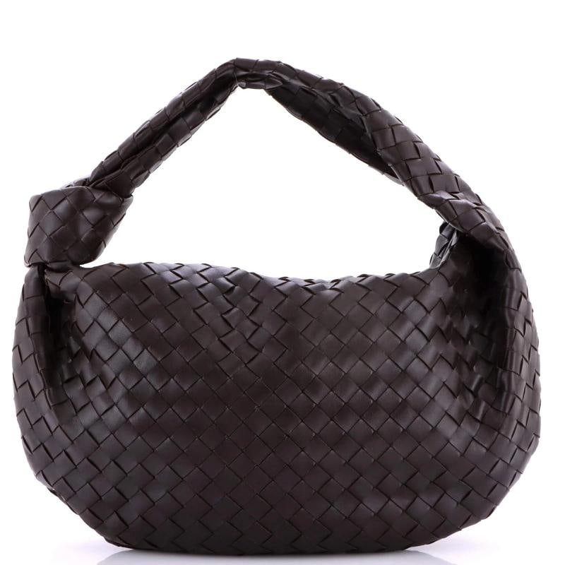 Bottega Veneta BV Jodie Hobo Intrecciato Nappa Medium: Condition: Pre-owned - Excellent,Brand: Bottega Veneta,Exterior Material: Leather,Style: Hobos,Exterior Color: Brown,Department: Women,Size: Medium
