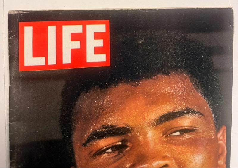 Muhammad Ali Signed Cassius Clay Life Magazine Mar 1964 PSA ITP 4A54050 Grade 10 - 5