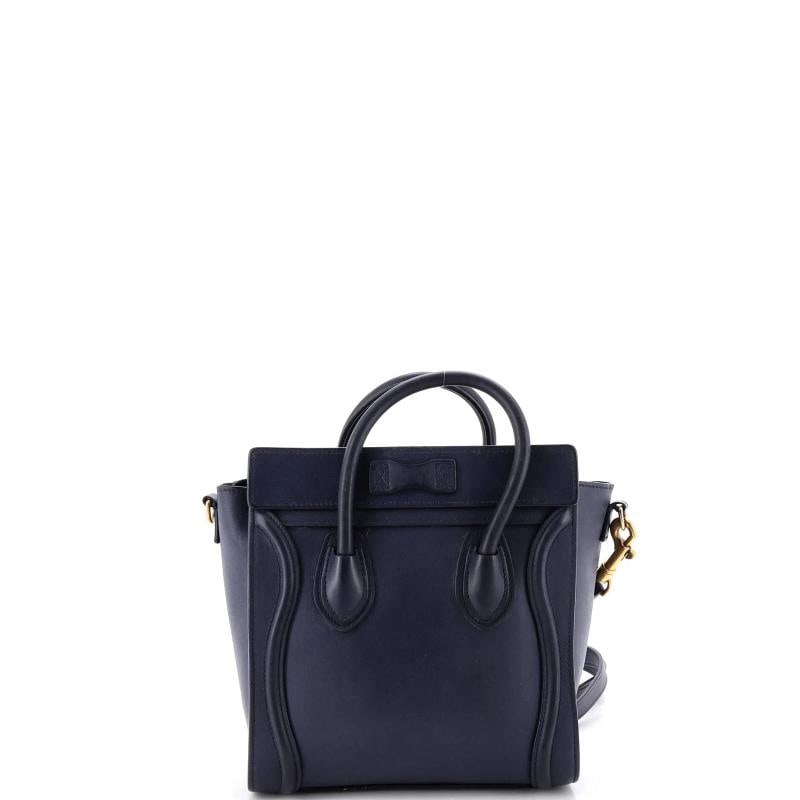 Celine Luggage Bag Smooth Leather Nano - 3
