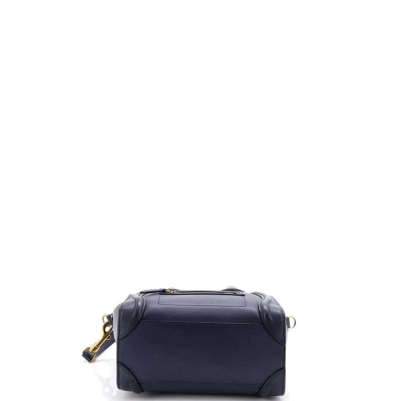 Celine Luggage Bag Smooth Leather Nano - 4
