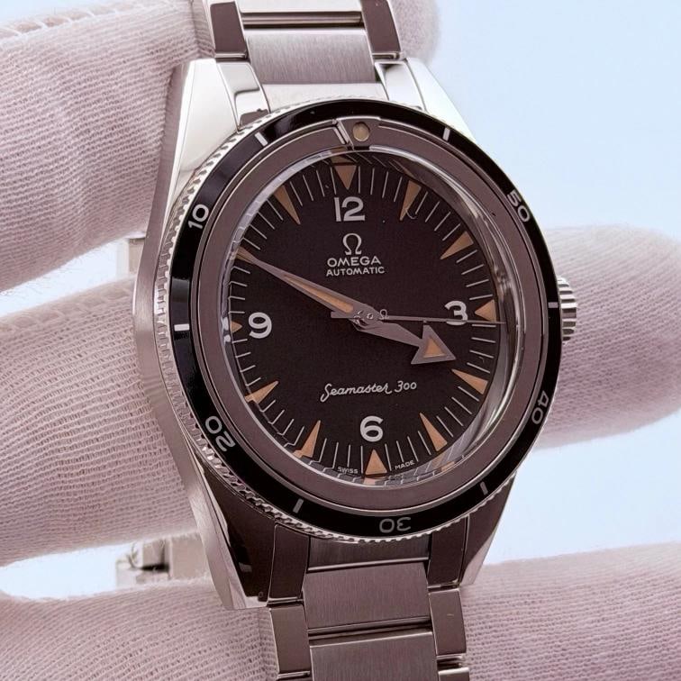 Omega Seamaster 300 1957 Trilogy 234.10.39.20.01.001 39mm Black Dial Box Papers - 12