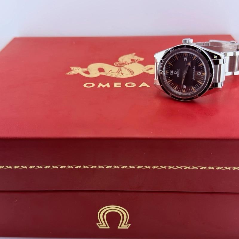 Omega Seamaster 300 1957 Trilogy 234.10.39.20.01.001 39mm Black Dial Box Papers - 2