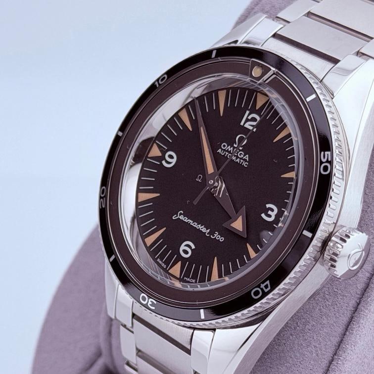Omega Seamaster 300 1957 Trilogy 234.10.39.20.01.001 39mm Black Dial Box Papers - 4