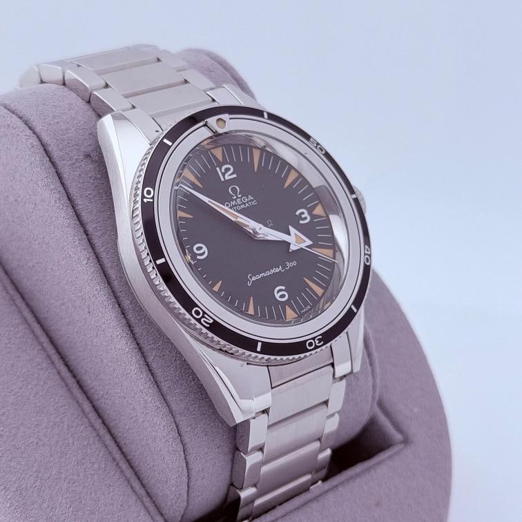 Omega Seamaster 300 1957 Trilogy 234.10.39.20.01.001 39mm Black Dial Box Papers - 7