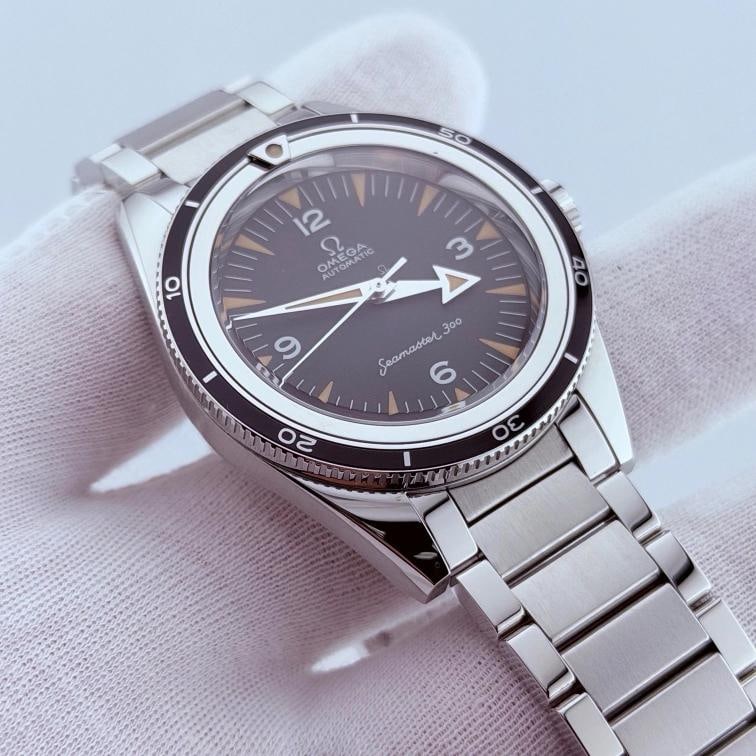 Omega Seamaster 300 1957 Trilogy 234.10.39.20.01.001 39mm Black Dial Box Papers - 9