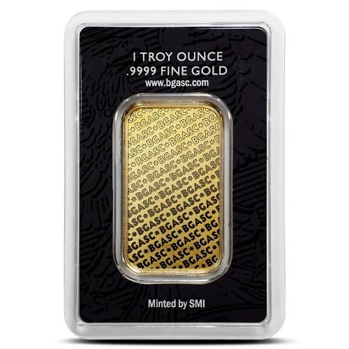 1 oz BGASC Gold Bar (New) - 2