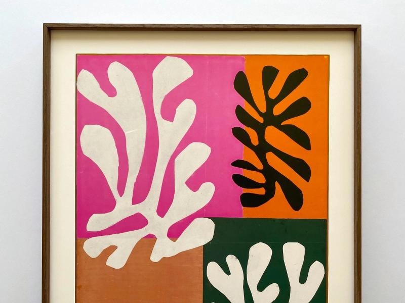 HENRI MATISSE RARE 1989 LITHOGRAPH PRINT FRAMED MUSEUM POSTER SNOW FLOWERS 1951 - 2