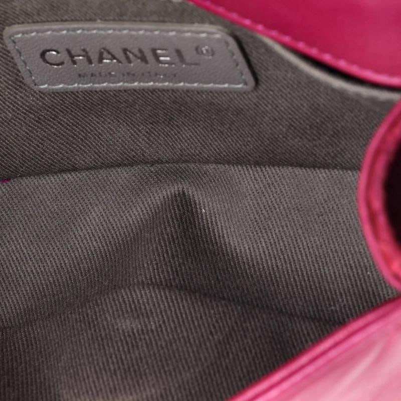 Chanel Boy Flap Bag Quilted Velvet Small - 5