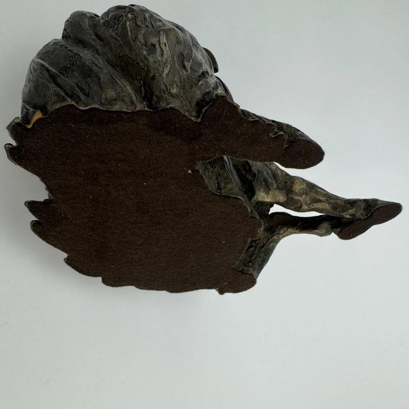 Signed Robin J. Laws 2/30 Baby Goat Bronze Art Sculpture of Skamper 1998 - 7