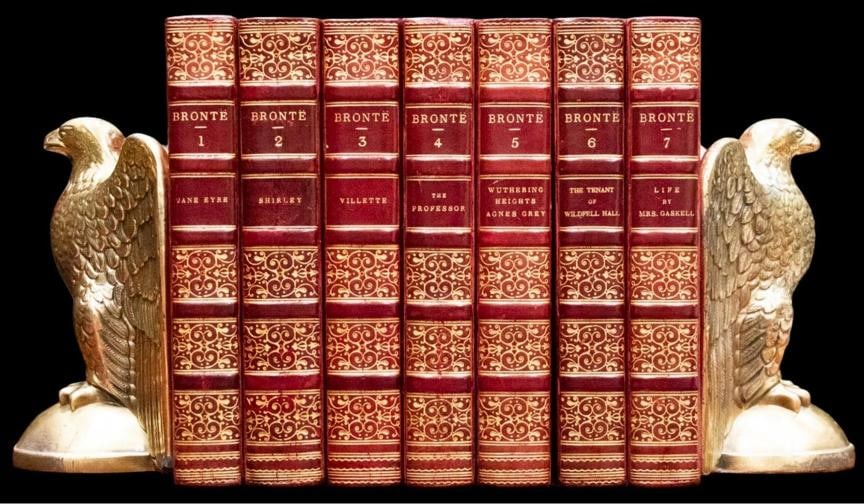 Life and Works of Charlotte Bronte and Her Sisters / 1887: Author: Bronte,Country of Origin: United States of America,Publisher: Smith, Elder, & Co,Year Printed: 1887,Binding: Leather,Subject: Illustrated Life and Works of Charlotte Bronte and Her Sisters