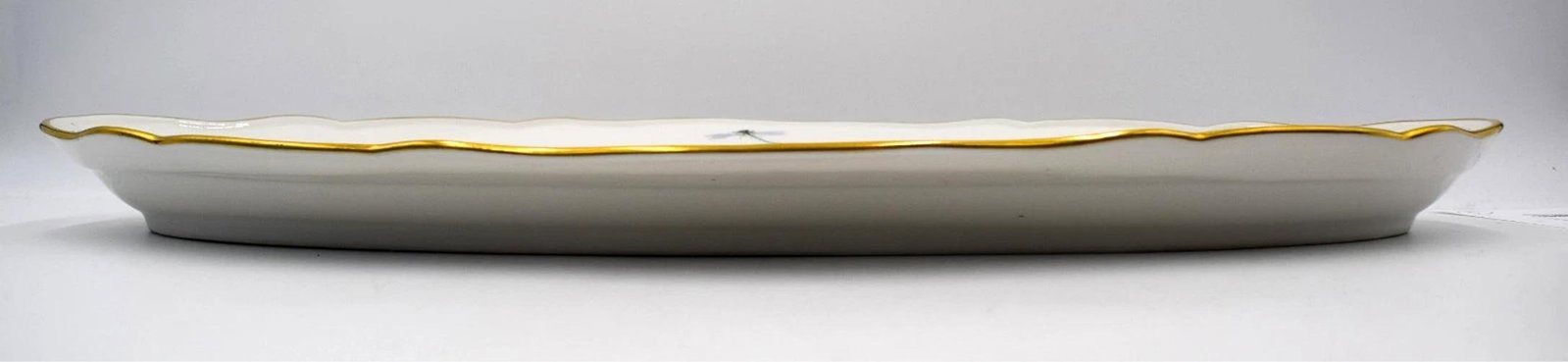 Antique Meissen Finely Hand Painted Fish Platter - Signed, Circa 1890 - 6