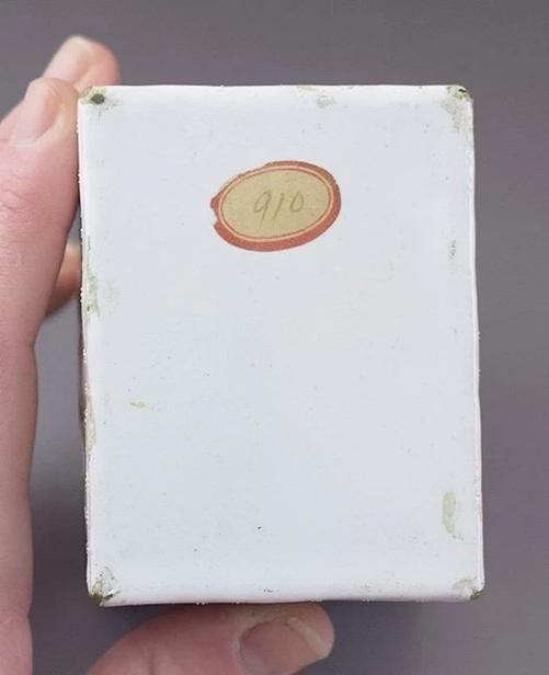 Rare South Staffordshire Enamel Tea Caddy c1770 - 5