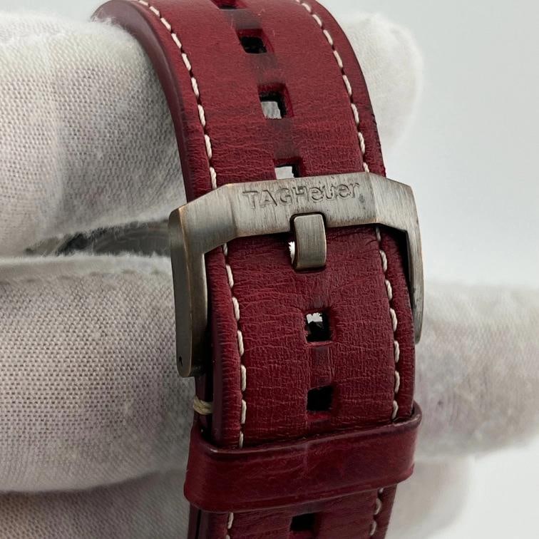 TAG Heuer Autavia Automatic WBE5192.FC8300 42mm Red Dial Bronze Box Paper - 13