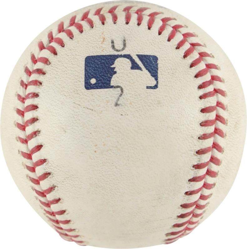 Shohei Ohtani 50/50 At Bat Game Used Baseball ~ Pitch Before Home Run~ (MLB Authenticated) - 2