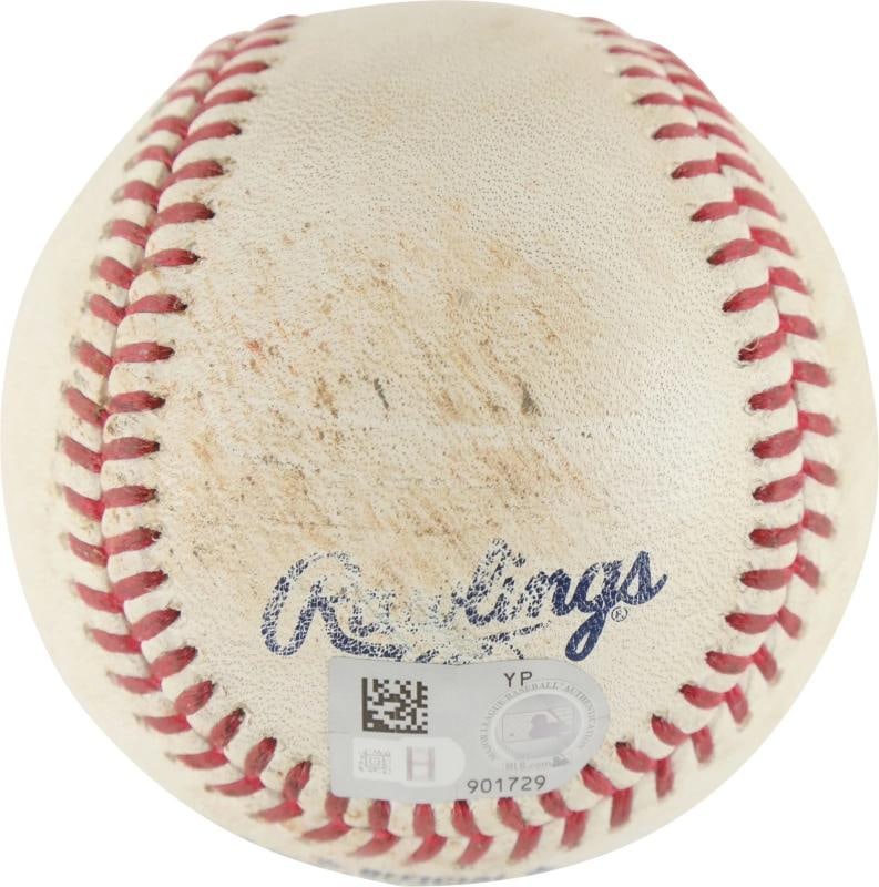 Shohei Ohtani 50/50 At Bat Game Used Baseball ~ Pitch Before Home Run~ (MLB Authenticated) - 3