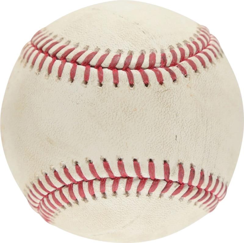 Shohei Ohtani 50/50 At Bat Game Used Baseball ~ Pitch Before Home Run~ (MLB Authenticated) - 7