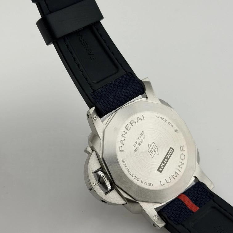 2022 Panerai Luminor Marina PAM01312 PAM 1312 44mm Black Dial Steel Box Papers - 8