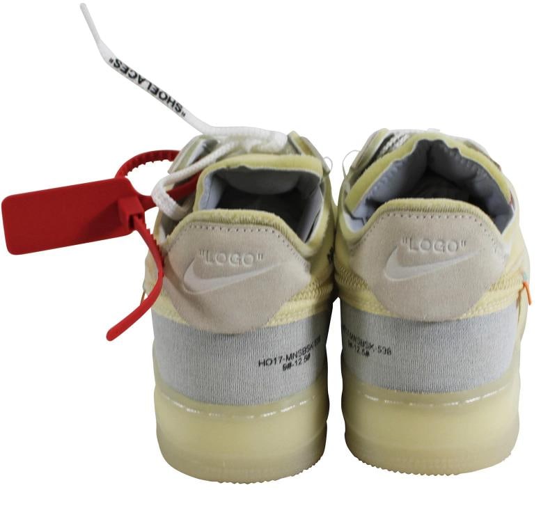 Virgil Abloh Signed 2017 Nike Off White Air Force 1 Low "The Ten" Shoes (Beckett LOA) - 6