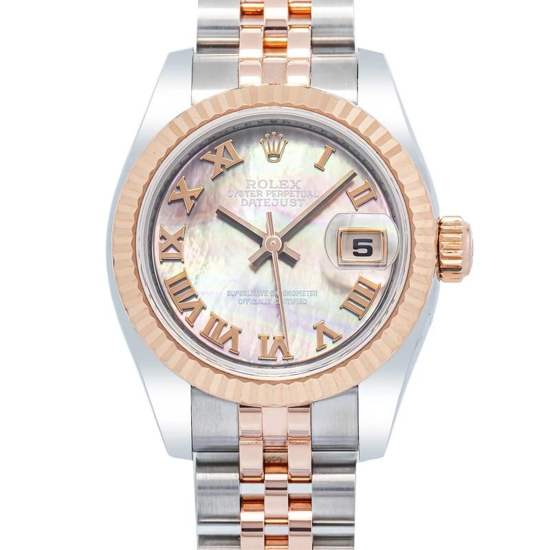 Rolex Datejust 179171 Jubilee 18k Rose Two Tone MOP Dial Auto Lady Watch 26MM - 2