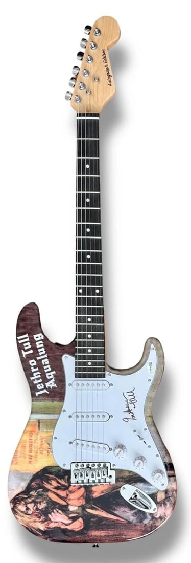 Ian Anderson Signed Guitar Custom Graphics JSA COA Jethro Tull Aqualung - 3