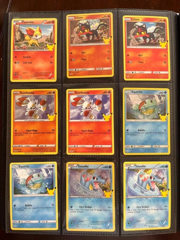 PokÃƒÂ©mon 25th Anniversary Complete Full Set (118/100) 2021 + Celebration Binde - 12