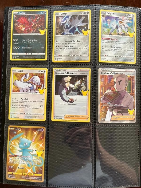 PokÃƒÂ©mon 25th Anniversary Complete Full Set (118/100) 2021 + Celebration Binde - 6