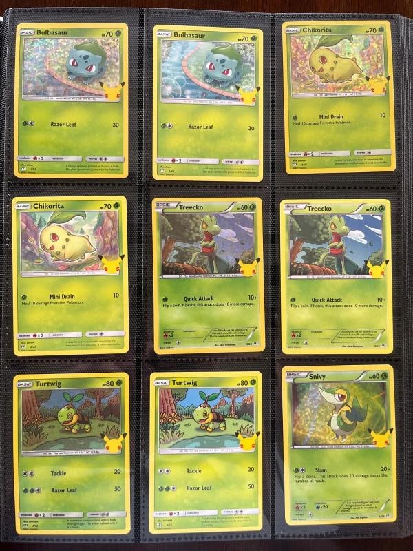 PokÃƒÂ©mon 25th Anniversary Complete Full Set (118/100) 2021 + Celebration Binde - 9