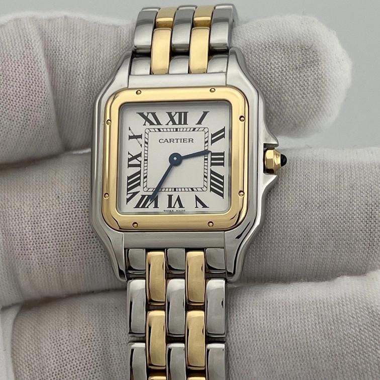2025 Cartier Panthere Medium W2PN0019 29mm 18k Gold Stainless Steel Box Papers - 5