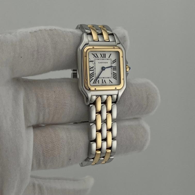 2025 Cartier Panthere Medium W2PN0019 29mm 18k Gold Stainless Steel Box Papers - 9