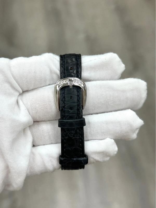 Franck Muller Ladies Cintree Curvex 1752 QZ D 18K White Gold Pave Diamond Bezel - 7