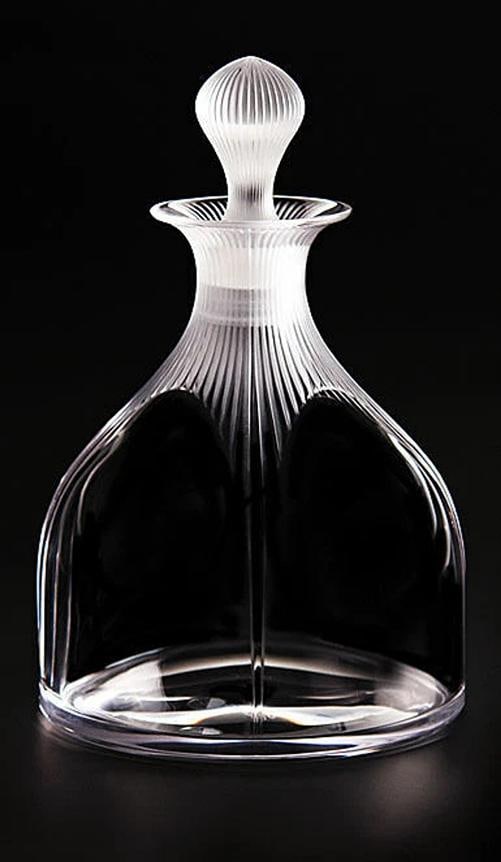 LALIQUE 100 POINTS DECANTER WITH STOPPER #10333000 BRAND NEW IN BOX FRANCE - 2