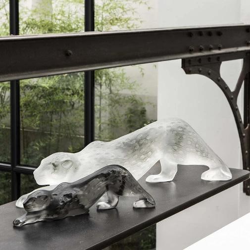 Lalique Zeila Panther Large Sculpture Black Crystal Ref. 1167100- Official - 2