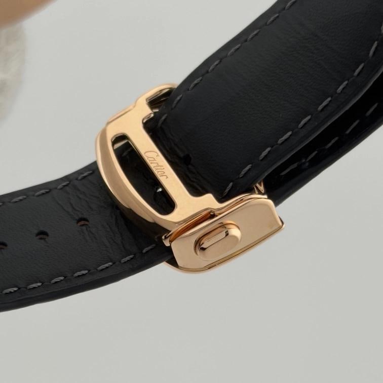 Cartier Santos Skeleton Dial Gold Large WHSA0016 4110 18k Rose Gold Box Paper - 16