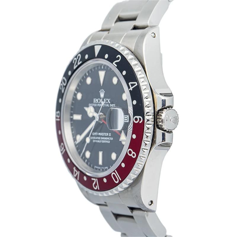 Rolex GMT Master II 16760 Fat Lady Coke With Papers Rare Auto Men's Watch 40MM - 3