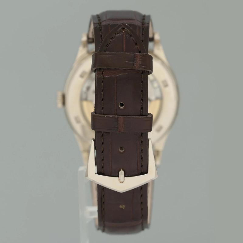 2010 PAPERS MINT Patek Philippe 5296G 38mm White Gold Calatrava Black Leather - 5