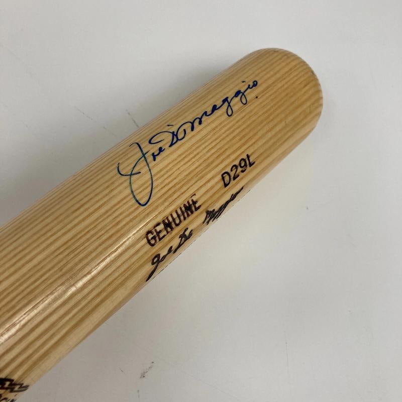 Joe DiMaggio Signed Louisville Slugger Game Model Baseball Bat PSA DNA COA - 6
