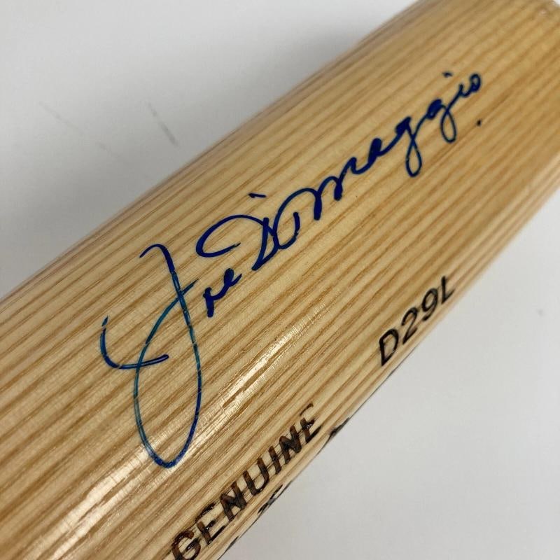 Joe DiMaggio Signed Louisville Slugger Game Model Baseball Bat PSA DNA COA - 7