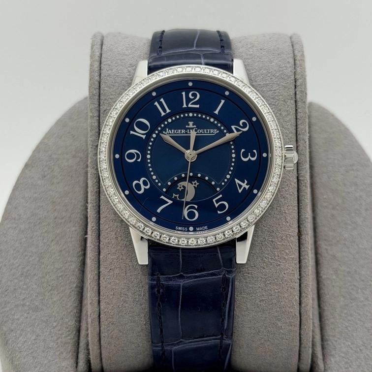 Jaeger LeCoultre Rendez-Vous Night & Day Q3448480 34mm Diamond Bezel Box Paper - 2