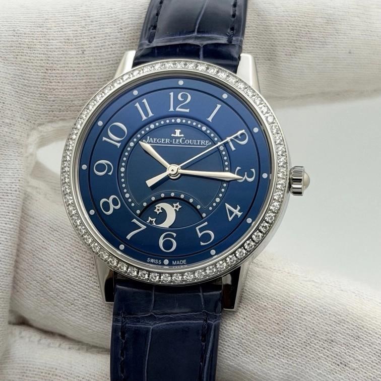 Jaeger LeCoultre Rendez-Vous Night & Day Q3448480 34mm Diamond Bezel Box Paper - 4