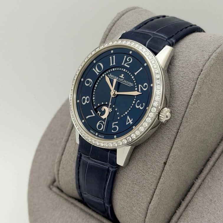 Jaeger LeCoultre Rendez-Vous Night & Day Q3448480 34mm Diamond Bezel Box Paper - 6