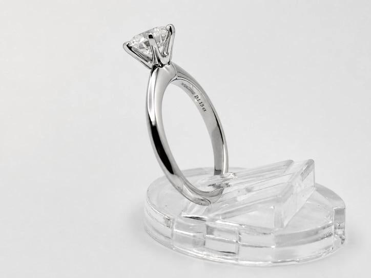 Tiffany & Co. Round Diamond 1.13 cts I VS1 Engagement Ring Plat Certificates - 11