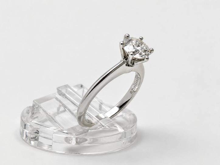 Tiffany & Co. Round Diamond 1.13 cts I VS1 Engagement Ring Plat Certificates - 12