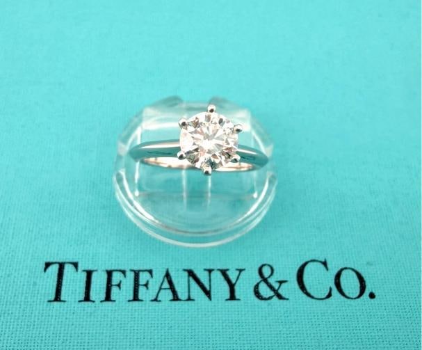 Tiffany & Co. Round Diamond 1.13 cts I VS1 Engagement Ring Plat Certificates - 13